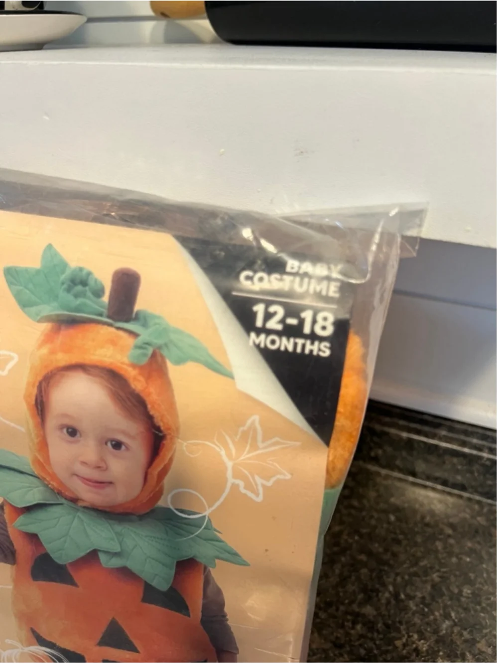 New Spooktacular Creations Halloween Baby Pumpkin Costume 12-18 Months